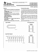 DataSheet CY74FCT2373T pdf
